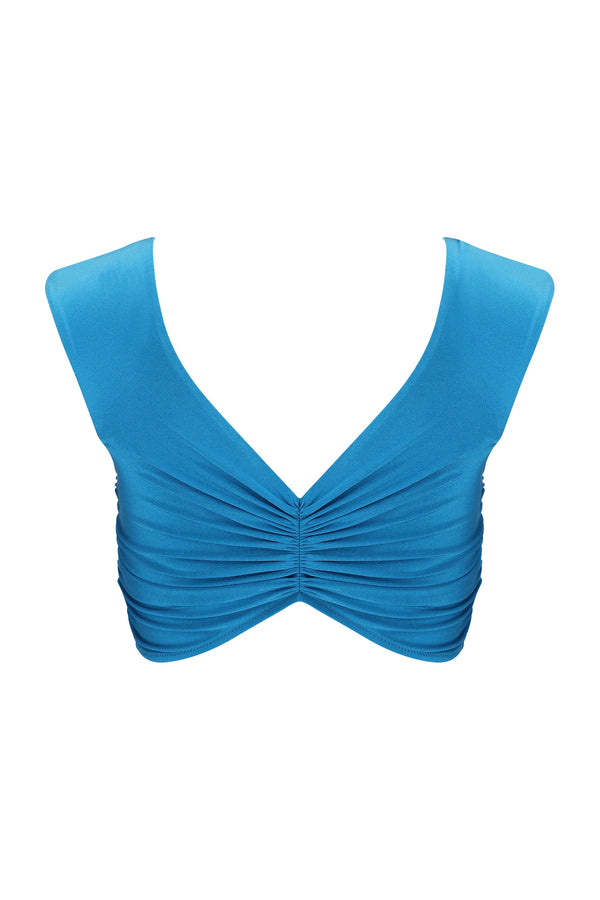 Rika Top-Blue Teal-XS