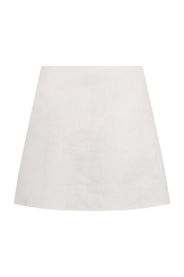 Elory Mini Skirt-Blue Mosaic Print-XS