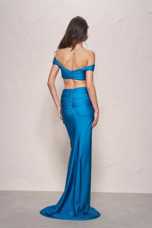 Rika Top-Blue Teal-XS