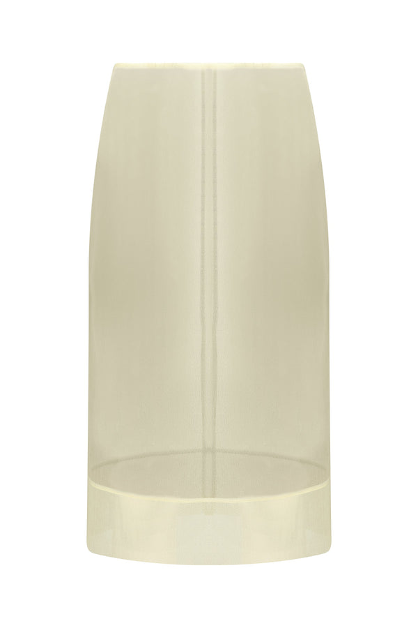 Riley Midi Skirt-Butter Yellow-XS