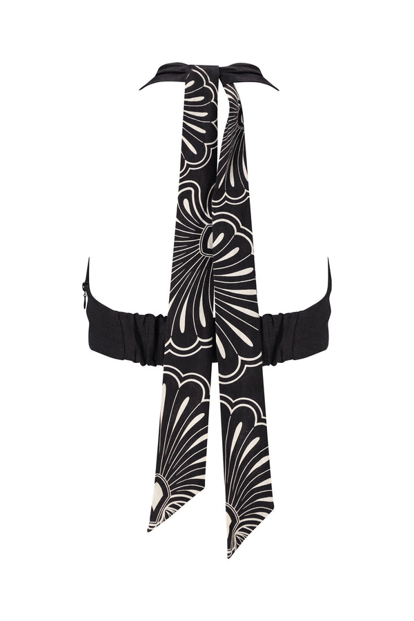 Tommy Top-Black and White-XS