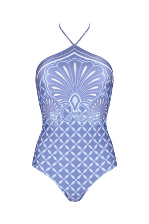 Camilla One Piece-Indigo Print-XL