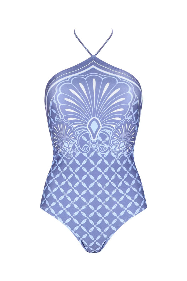 Camilla One Piece-Indigo Print-XL