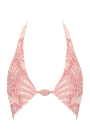 Tommy Top-Pink Shell Print-XS