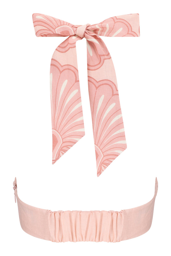 Tommy Top-Pink Shell Print-XS