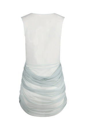 Dory Mini Dress-Aqua Blue-XS