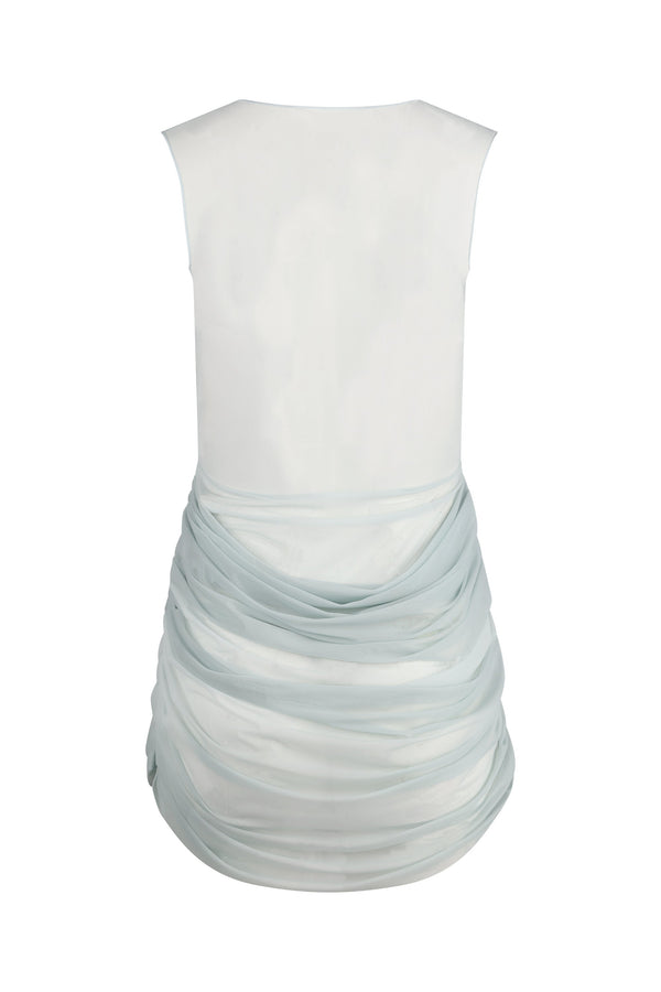 Dory Mini Dress-Aqua Blue-XS