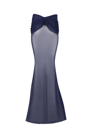 Ameile Maxi Skirt-Indigo-XS