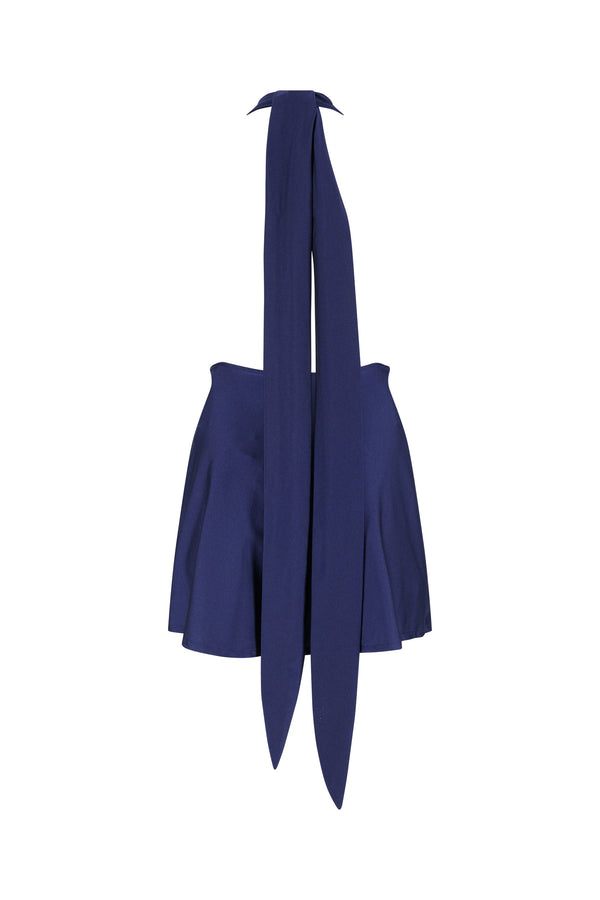 Amaya Mini Dress-Indigo-XS