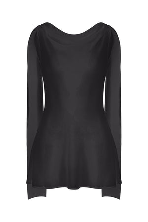 Logan Mini Dress-Black-XS