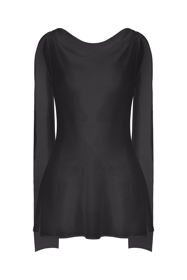 Logan Mini Dress-Black-XS