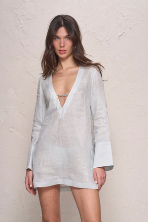 Valerie Kaftan-Aqua Blue-XS