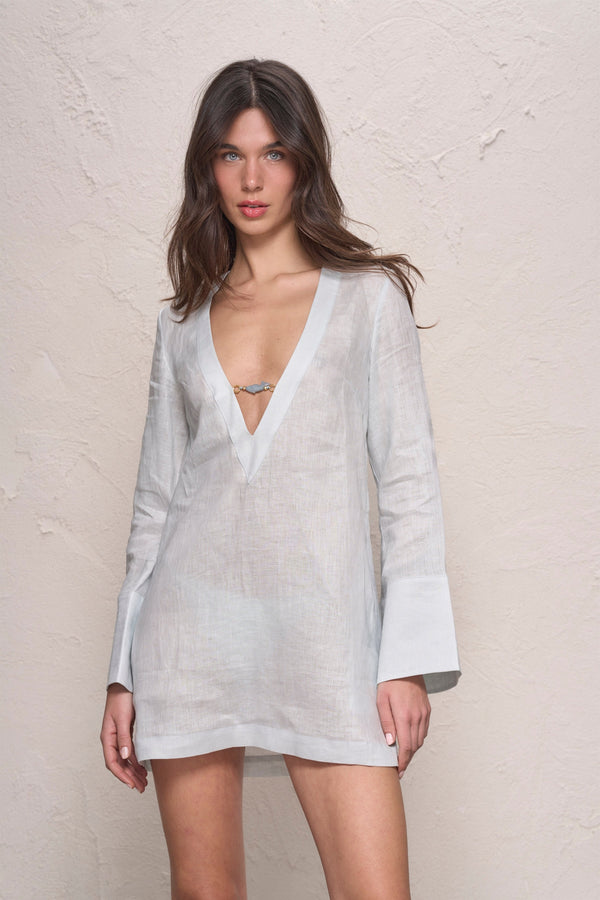 Valerie Kaftan-Aqua Blue-XS