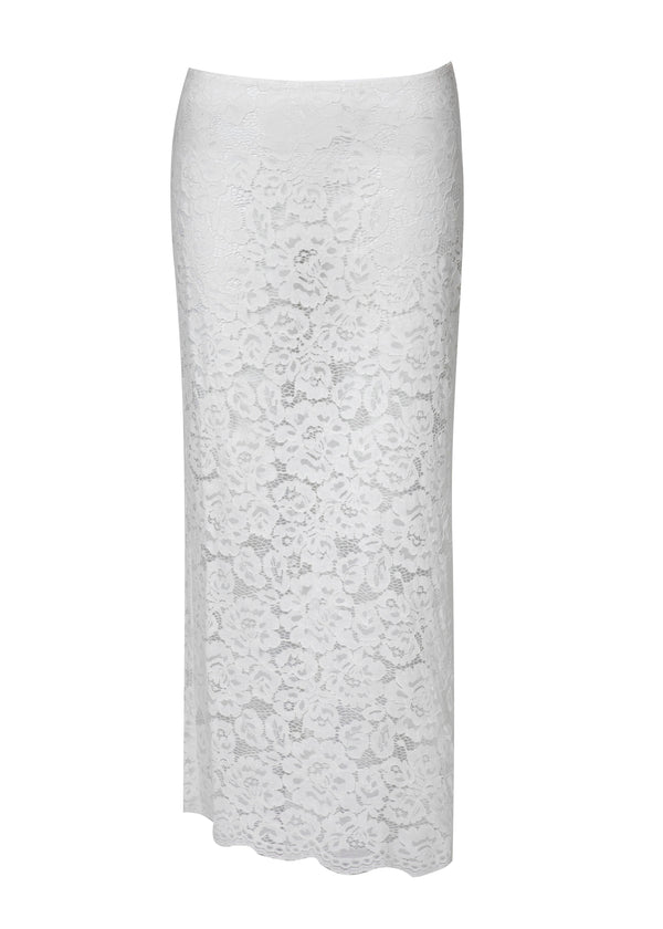 Nala Midi Skirt-Cream-XS