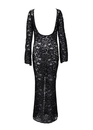 Ilor Maxi Dress-Black-XS