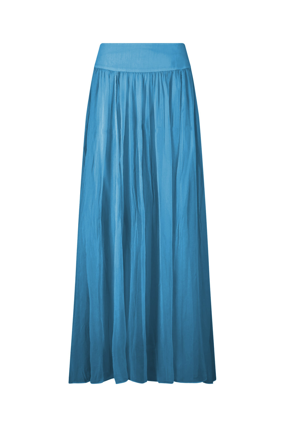 Medow Maxi Skirt-Blue Teal-XS