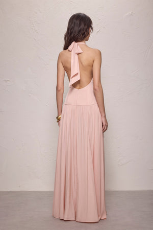 Astird Maxi Dress-Pink Blush-XS