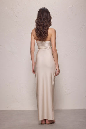 Emeline Maxi Dress-Macadamia-XS