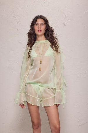 Shay Short Pants-Mint-XS
