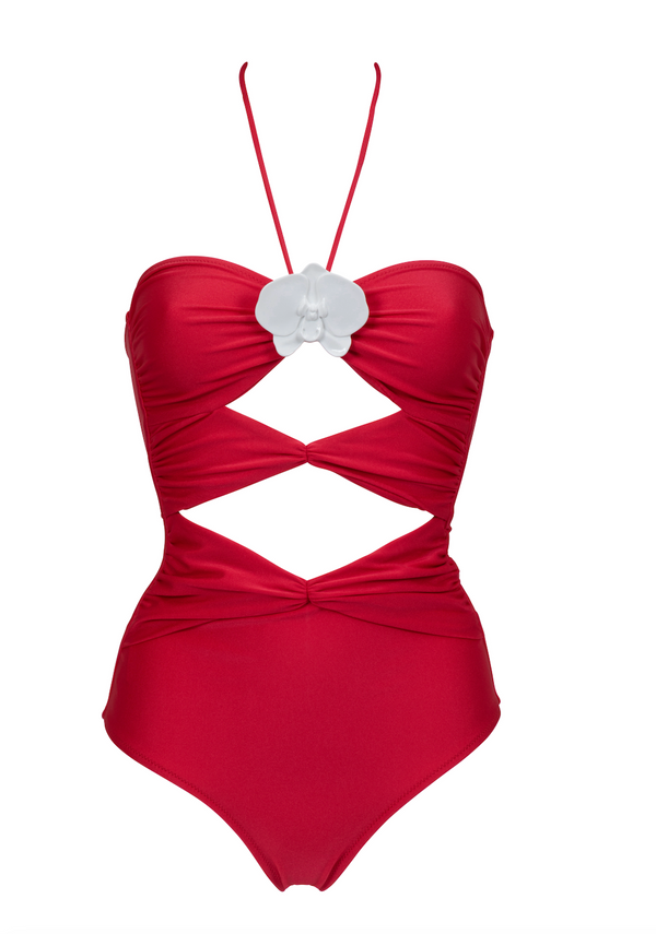 Calypso One Piece-Raspberry-XS
