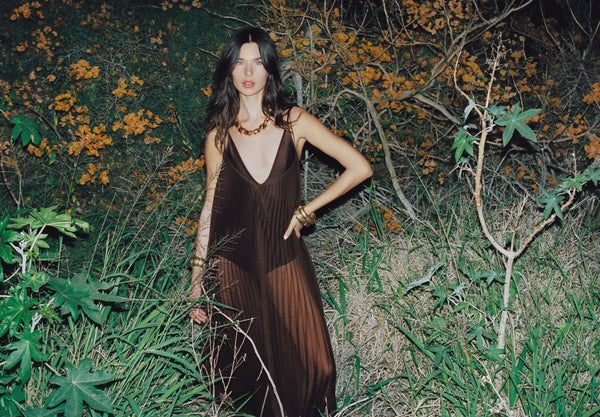 Uma Maxi Dress-Espresso-XS
