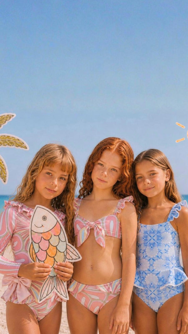 Anne One Piece-Pink Flower Print-12M
