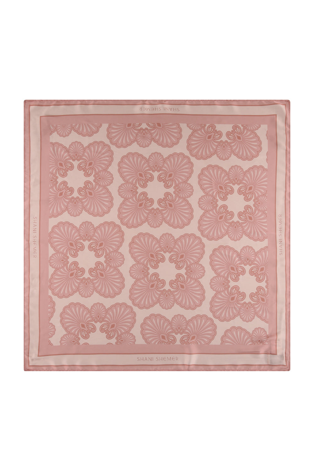 Pink Shell Bandana-Pink Shell Print-OS