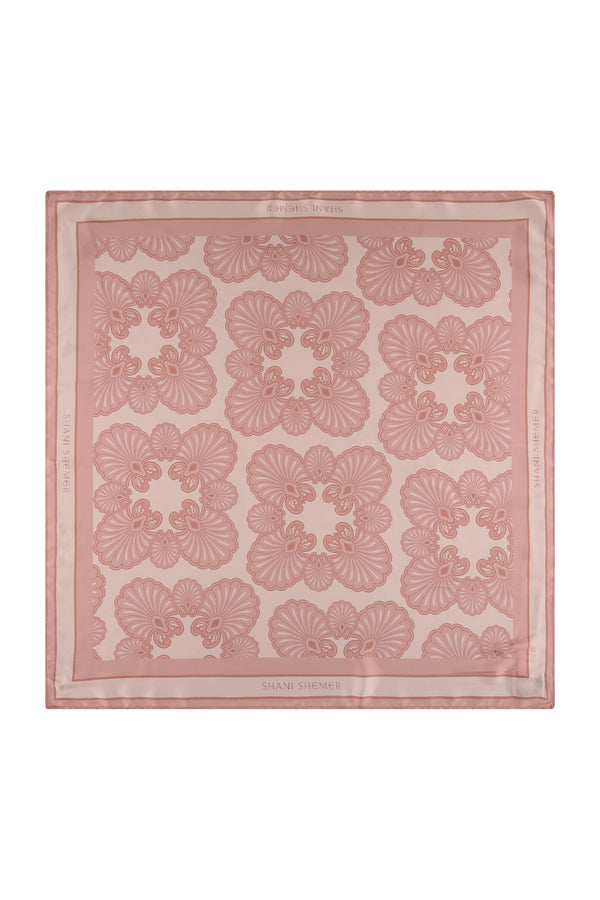 Pink Shell Bandana-Pink Shell Print-OS