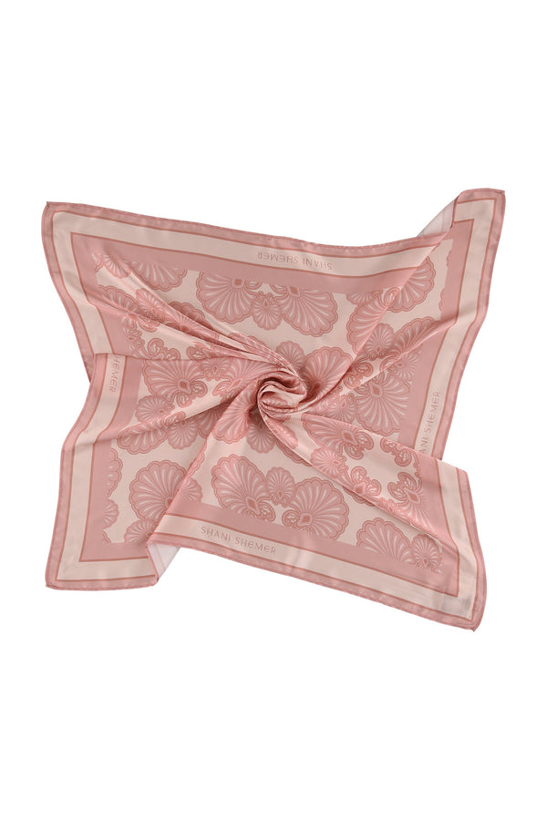 Pink Shell Bandana-Pink Shell Print-OS